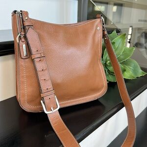 Brown Leather Shoulder Bag